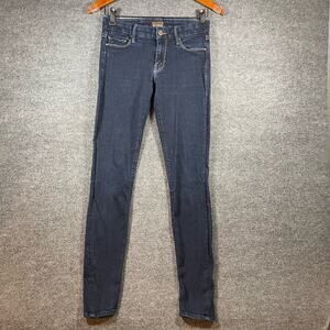 Mother The Looker Low Rise Skinny Jeans Women's 27 Dark Made In USA